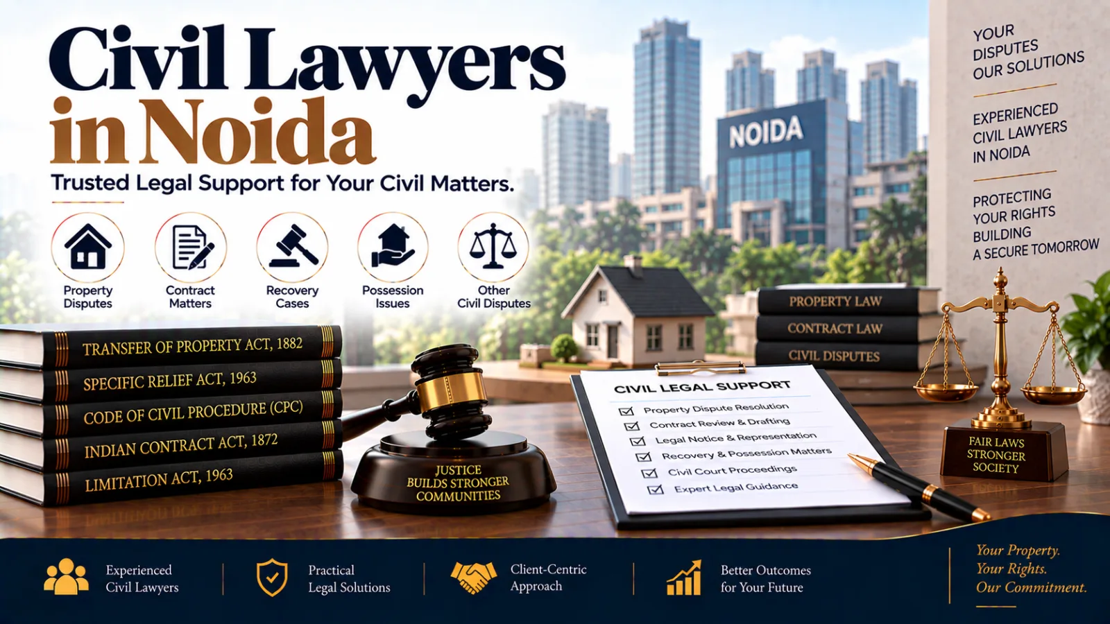 Civil Lawyers in Noida for Property, Contract & Civil Dispute Matters