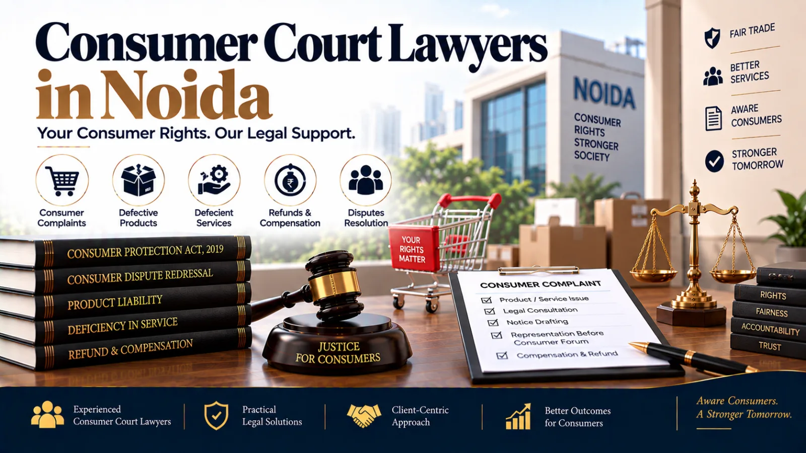 Consumer Court Lawyers in Noida for Consumer Complaints, Compensation & Dispute Resolution