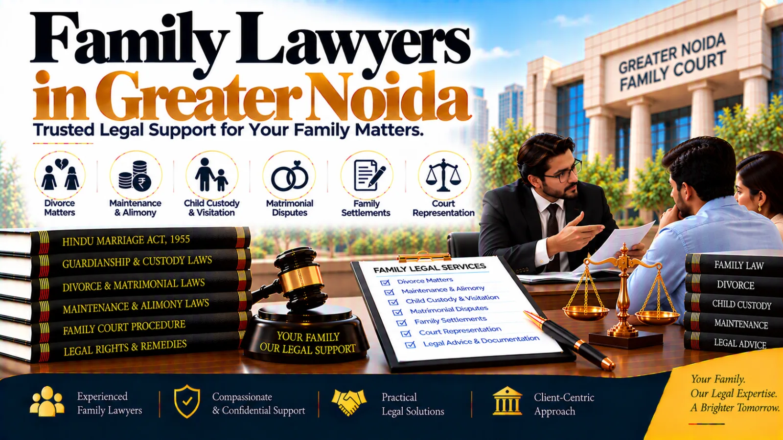 Family Lawyers in Greater Noida for Matrimonial, Child Custody & Family Disputes