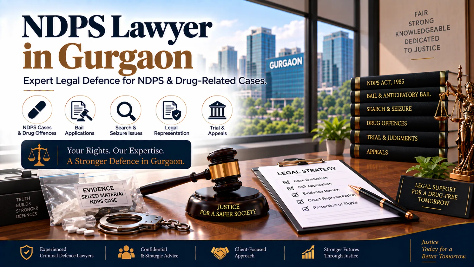 NDPS Lawyers in Gurgaon for Drug-Related Criminal Cases & Bail