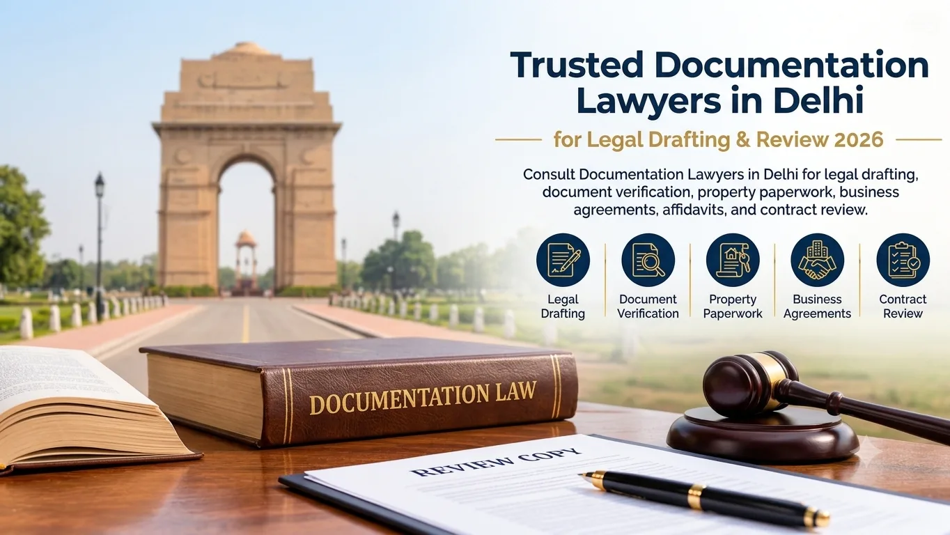 Documentation Lawyers in Delhi for Legal Drafting, Verification & Secure Transactions