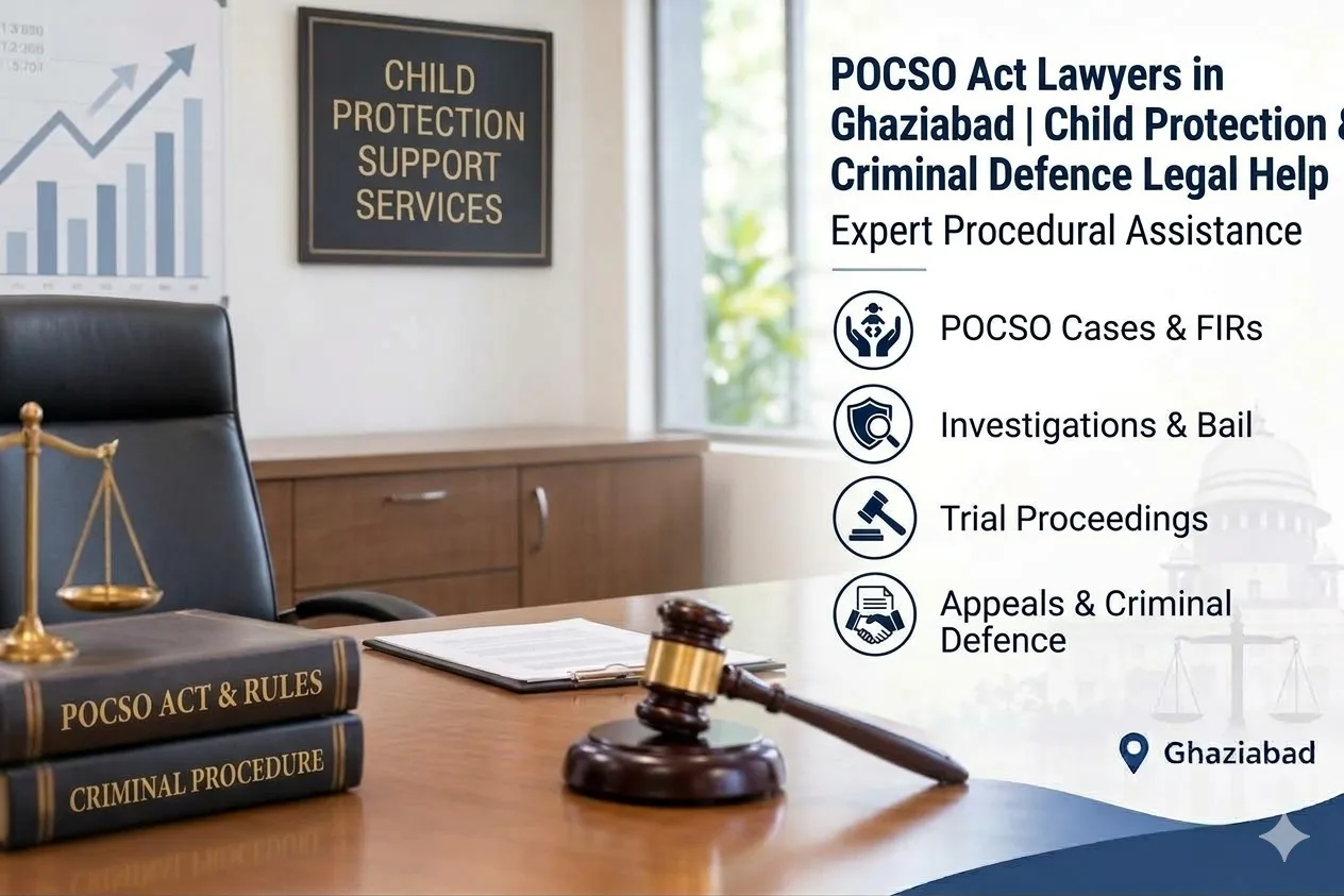 POCSO Act Lawyers in Ghaziabad for Child Sexual Offence Cases, Defence & Legal Representation