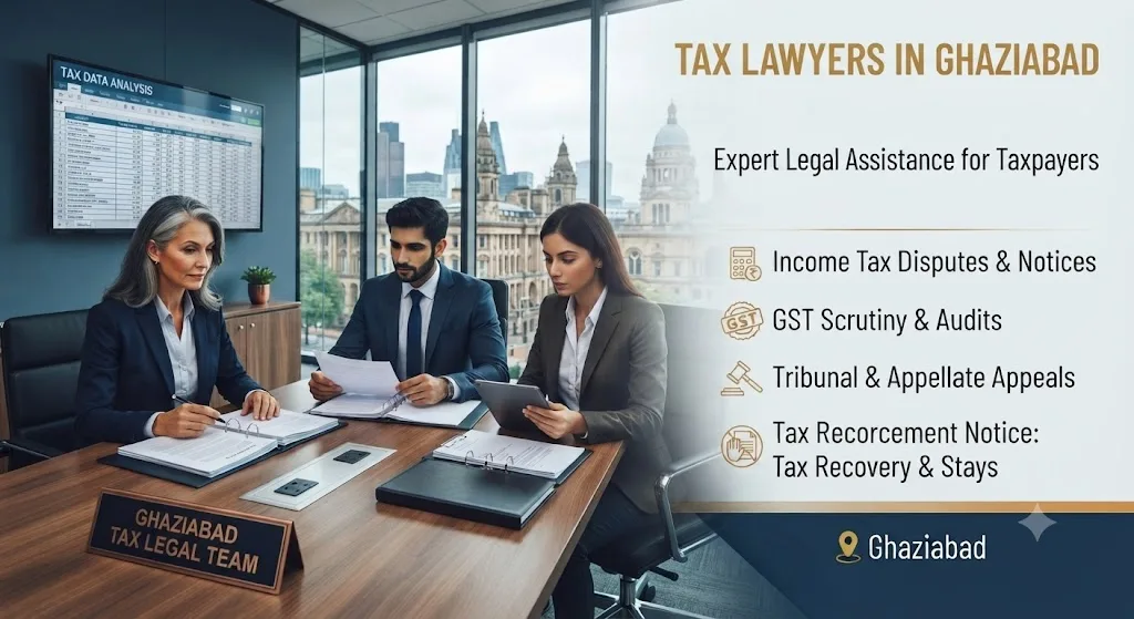 Tax Lawyers in Ghaziabad for Income Tax, GST, Adjudication & Appellate Proceedings