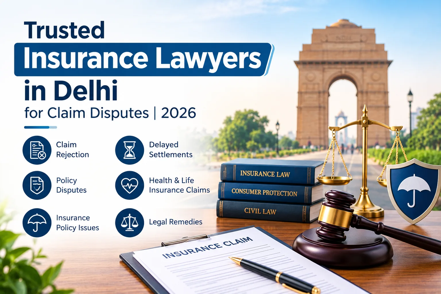 Insurance Lawyers in Delhi for Claim Settlements, Policy Disputes & Legal Protection